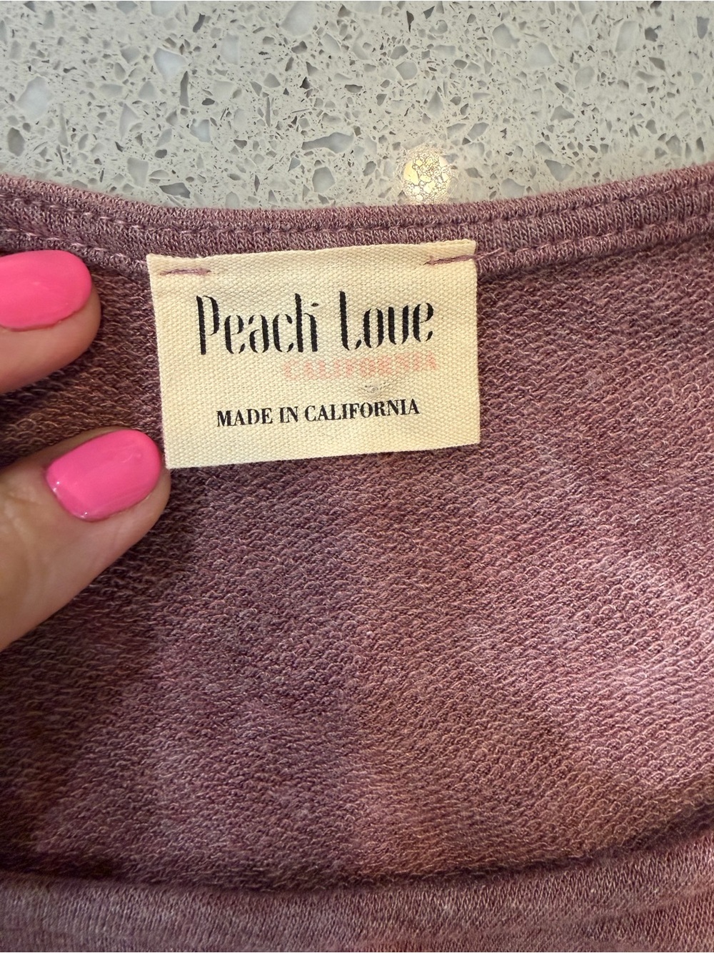 Peach Love California Sweatshirt Dress - Picture 4 of 6